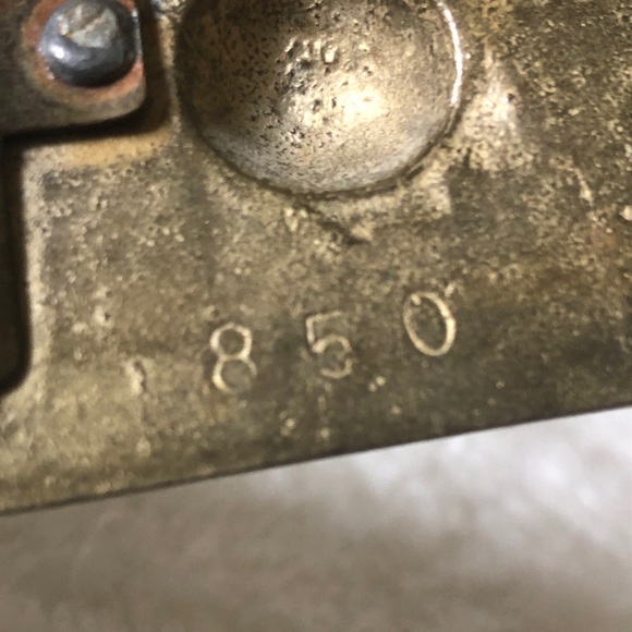 United States Marines Since 1775 solid brass world globe buckle leather belt - Picture 4 of 9